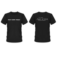 Nelson-Rigg It's Not Just A Bike Cotton T-Shirt Tshirt - Black