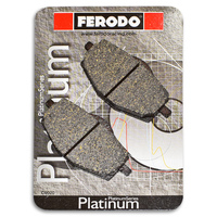 Ferodo Platinum Organic Front Brake Pads for 1988-1998 Yamaha DT200R - 1 pair