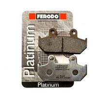 Ferodo Platinum Organic Front Brake Pads for 1987-1988 Honda CBR1000F - 1 pair