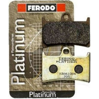 Ferodo Platinum Organic Front Brake Pads for 1989-1993 Yamaha FZR250 Grey Imp 3LN - 1 pair