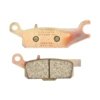 Ferodo Rear Brake Pads for 2009-2010 Yamaha Grizzly 550 4x4 YFM550FWA - 2 pairs (left & right)