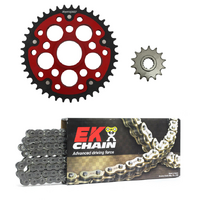 EK X-Ring Chain & Stealth Sprocket Kit for 2017-2020 Ducati 937/939 Supersport S - 15/43