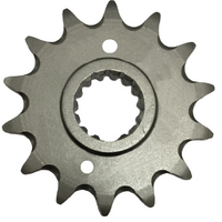 15t Steel Front Sprocket for 2005-2010 Aprilia 650 Pegaso Strada - Standard Gearing 520 Pitch