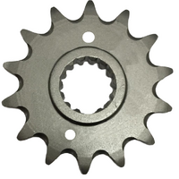 15t Steel Front Sprocket for 1989-1990 Honda NX650 Dominator - Standard Gearing