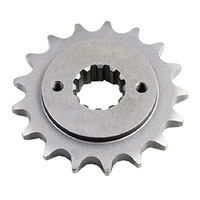 15t Steel Front Sprocket for 1997-2004 Honda VT750C Chain Drive - Optional Gearing