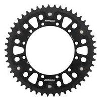 48t Black Supersprox Stealth Rear Sprocket for 1980-1983 Kawasaki KDX175 - Optional Gearing