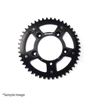 43t Black Supersprox Stealth Rear Sprocket for 2006-2010 Suzuki GSXR600 - Standard Gearing