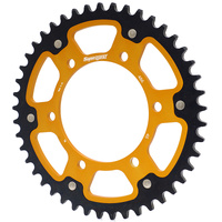 42t Gold Supersprox Stealth Rear Sprocket for 1993-1996 Kawasaki EL250 Eliminator - Optional Gearing