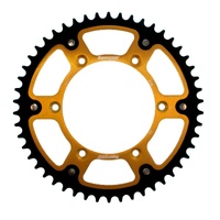 47t Gold Supersprox Stealth Rear Sprocket for 1990-1993 Suzuki DR250 - Optional Gearing