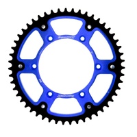 48t Blue Supersprox Stealth Rear Sprocket for 1990-1993 Suzuki DR250 - Optional Gearing