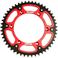 48t Red Supersprox Stealth Rear Sprocket for 1995-2000 Honda XL250S Degree - Optional Gearing