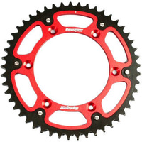 50t Red Supersprox Stealth Rear Sprocket for 1986-2003 Honda XR200R - Optional Gearing