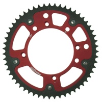 48t Red Supersprox Stealth Rear Sprocket for 1985-2002 Honda CR80R - Optional Gearing