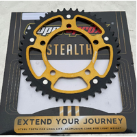 40t Gold Supersprox Stealth Rear Sprocket for 2012-2014 Aprilia 1000 Tuono V4R - Optional Gearing