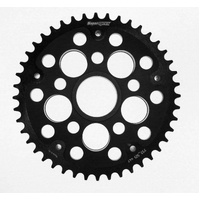 40t Black Supersprox Stealth Rear Sprocket for 2011-2014 Ducati 796 Monster - Optional Gearing 525 Pitch