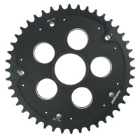 36t Black Supersprox Stealth Rear Sprocket for 2012 Ducati 1100 Hypermotard Evo - Optional Gearing 520 Pitch