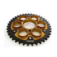 38t Gold Supersprox Stealth Rear Sprocket for 2007-2009 Ducati 1098 S - Standard Gearing 525 Pitch