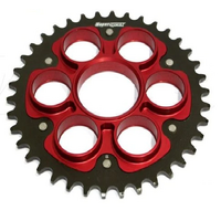 40t Red Stealth Rear Sprocket for 2010 -2014 Ducati 1200 Multistrada Touring - 530 Pitch