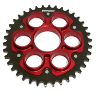 40t Red Stealth Rear Sprocket for 2018 -2020 Ducati 1260 Multistrada Pikes Peak - 530 Pitch