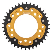 38t Gold Supersprox Stealth Rear Sprocket for 2004-2005 Benelli 900 Tornado TRE RS - Optional Gearing 525 Pitch