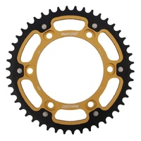 42t Gold Supersprox Stealth Rear Sprocket for 2015-2016 KTM 1050 Adventure - Standard Gearing