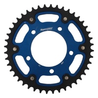 47t Blue Supersprox Stealth Rear Sprocket for 1998-2000 KTM 60 SX - Optional Gearing