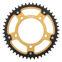 42t Gold Supersprox Stealth Rear Sprocket for 1991-1996 Honda CBR600F - Optional Gearing