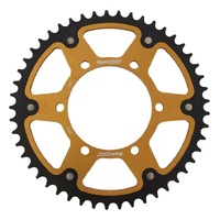 41t Gold Supersprox Stealth Rear Sprocket for 2017-2022 Triumph 900 Bonneville T100 - Standard Gearing