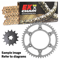 EK Gold O-Ring Chain & Sprocket Kit for 1971-1979 Honda CT90 - 15/45