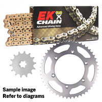 EK HD Chain & Sprocket Kit for 2018 Honda CRF250R - 16/36