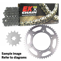 EK X-Ring Chain & Sprocket Kit for 2023-2023 Suzuki V-Strom 1050 - 17/42