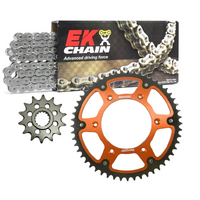 EK Chain & Orange Stealth Sprocket Kit for 2015-2020 KTM 1050 Adventure / R - 17/42 