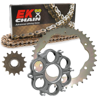 EK Gold X-Ring Chain & Sprocket Kit for 2010-2017 Ducati 1200 Multistrada - 15/40