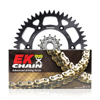 EK Gold Chain & Alloy Sprocket Kit for 2002-2003 Honda CRF450R - 13/50 (520 Pitch)