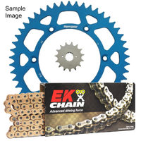 EK Gold Chain & Alloy Sprocket Kit for 2006-2021 Yamaha YZ125 - 13/48 (520 Pitch)