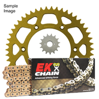 EK Gold Chain & Alloy Sprocket Kit for 2006-2010 Kawasaki KX250F - 13/48 (520 Pitch)