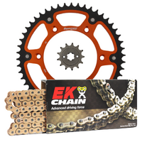 EK Gold Chain & Stealth Sprocket Kit for 2025 KTM 125 SX - 13/50 (520 Pitch)