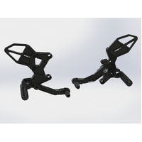 Vortex Rearsets for 2018-2024 Kawasaki Ninja 400R