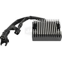 Black Voltage Regulator Rectifier for 2011-2013 Harley Davidson 1200 Forty-Eight 