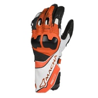 Macna Protego Mens Motorbike Gloves - Orange