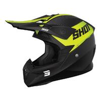 Shot Pulse Line Helmet - Matte Black / Neon Yellow