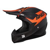 Shot Pulse Line Helmet - Matte Black / Orange