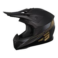 Shot Edge Pulse Helmet - Matte Black / Gold