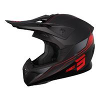 Shot Edge Pulse Helmet - Matte Black / Red