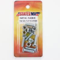 StatesMX Front Disc Bolts for 1995-2008 Honda CR125R