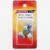 StatesMX Rear Disc Bolts for 2005-2023 Suzuki RMZ450