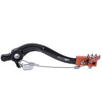 Orange Flex Tip Brake Pedal for 2008 KTM 450 EXCR