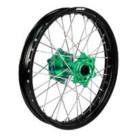 States MX Rear Wheel for 2006-2018 Kawasaki KX450F - 19x2.15 Black/Green