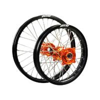 States MX Wheel Set for 1999-2024 KTM 65 SX - 14/12 Black/Orange