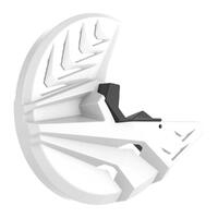 Polisport White Disc & Bottom Fork Protector for 2014-2015 Husqvarna TE300